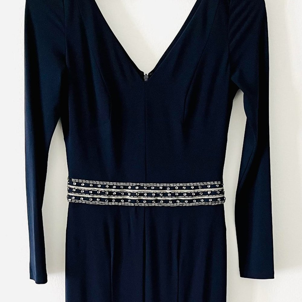 RALPH LAUREN LONG SLEEVE GOWN